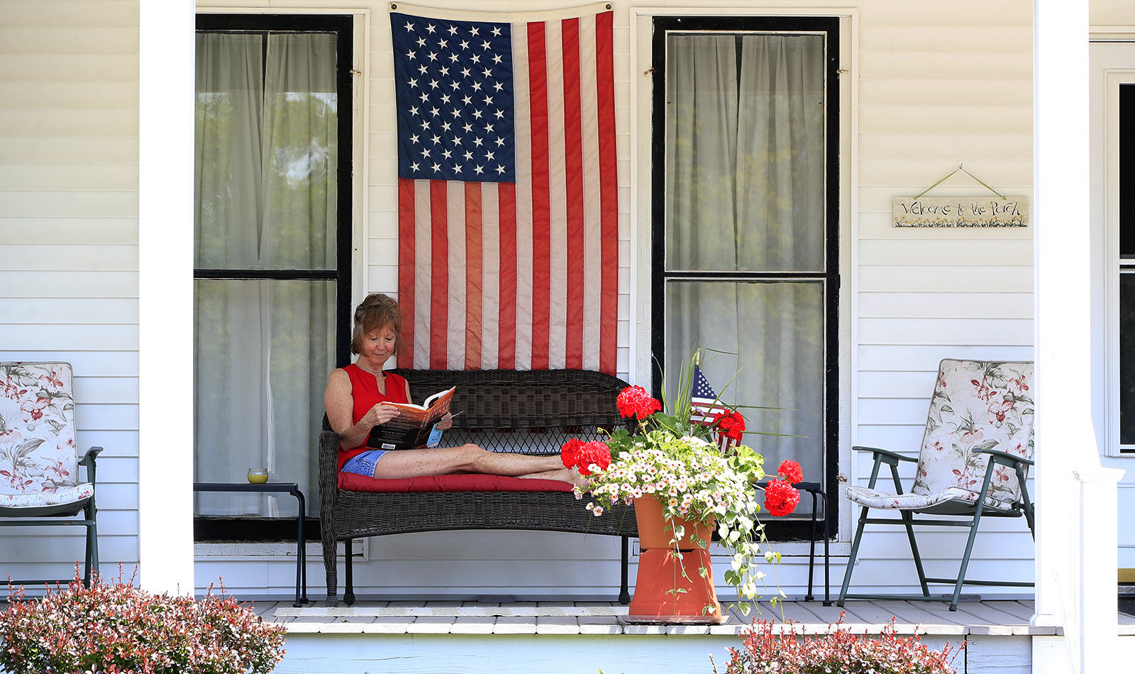 Flags around Western New York